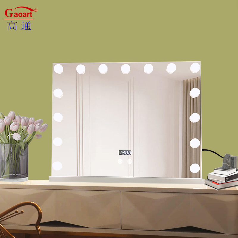 Imballaggio in cartone individuale Modern LED Home Decor Piccolo con specchio luminoso Hollywood
