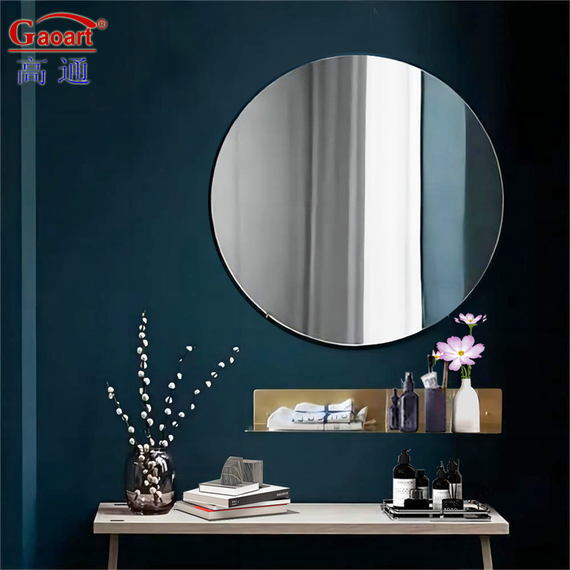 Wall Gym Specchio d'argento Adesivo decorativo unico per bagno Decorazione appesa Decorazione domestica