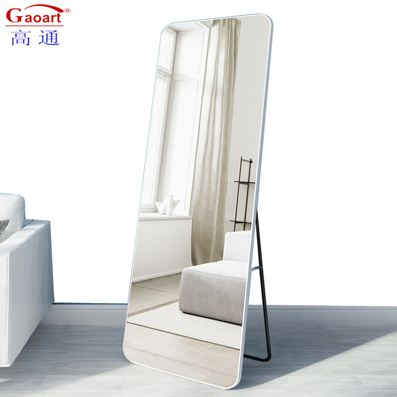 Decorato immenso lenzuolo incrollabile Specchio a tutta lunghezza per il pavimento Decorazione per vestiario montata a parete