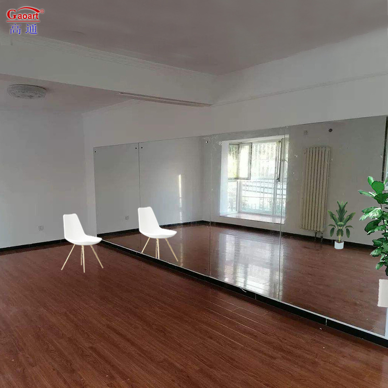 Arredamento domestico moderno Grandi specchi a parete impermeabili per palestra con design di vetri eleganti