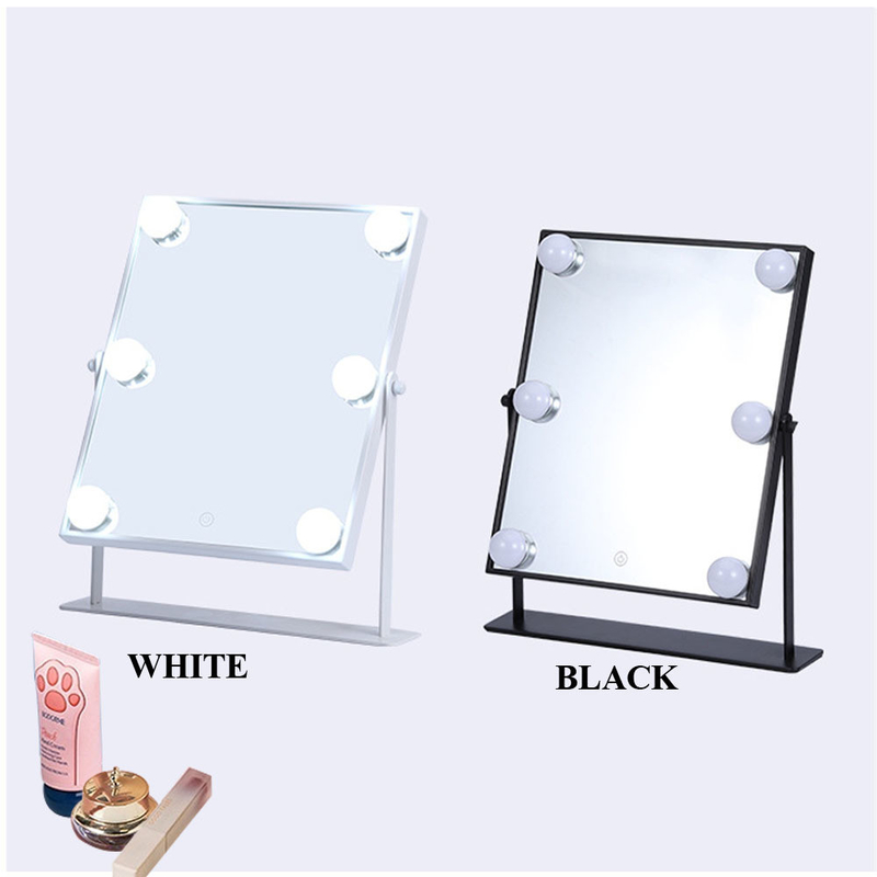 Ogni giorno occasione design popolare lampadina in cromo viaggio trucco cosmetico vanità con specchio di hollywood