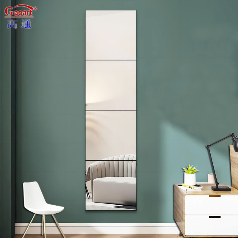 Decorazioni personalizzate per la casa Piccolo splicing lussuoso bagno lungo specchi di vetro da parete per ogni giorno