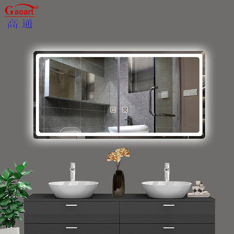 Specchio a LED rotondo per la decorazione del bagno dimensioni personalizzate e tecnologia intelligente