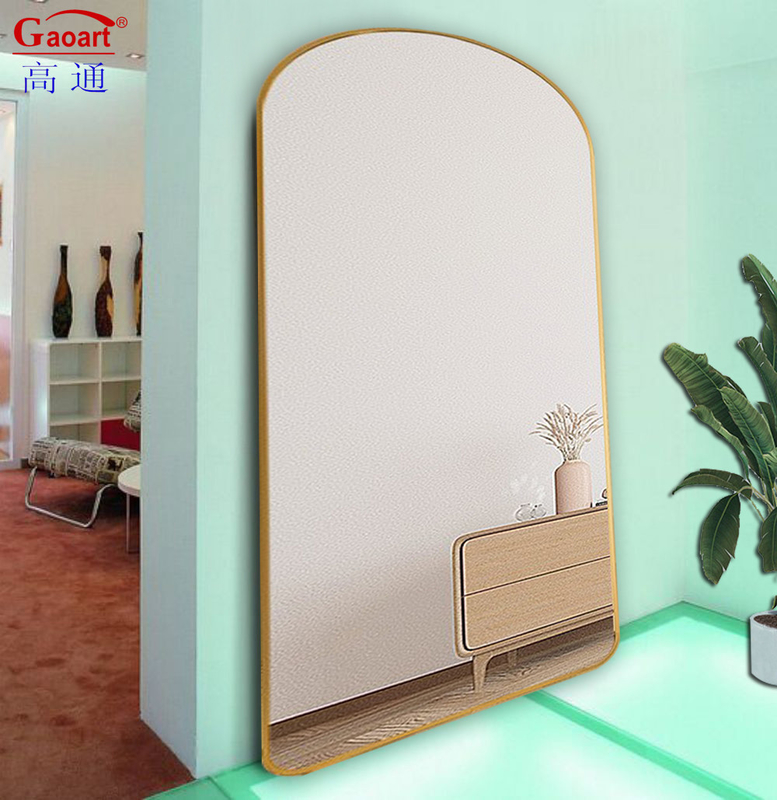 Moderno Barbiere Bagno Parete Casa Corpo Pieno Lunghezza Salone Bagno Specchio in piedi