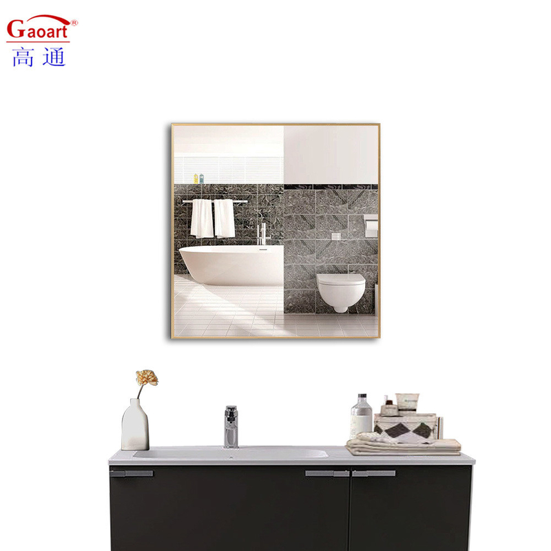 Grande varietà nero specchio di pavimento in alluminio per la decorazione del bagno