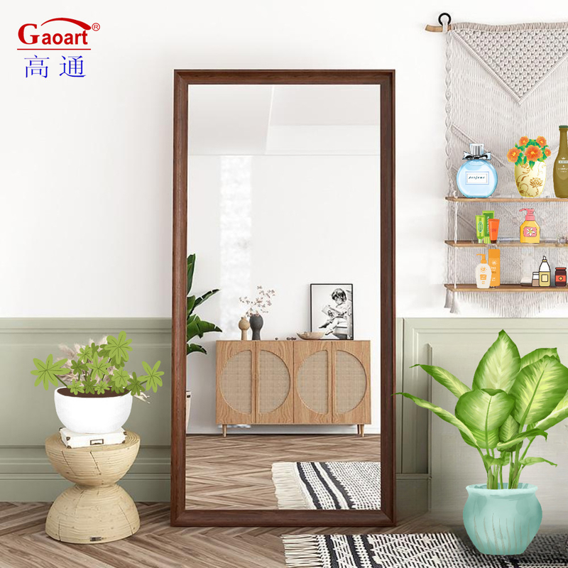 Cornice di plastica Arco d'oro antico Vintage Bagno Specchio igienico per dimensioni personalizzate
