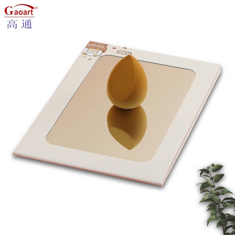 Moderno stile quadrato cerchio di tasca compatto Mini specchio cosmetico per le occasioni quotidiane