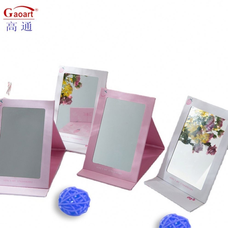 Mini Compact Makeup Quadrato Pocket Circolo Vestire Vanità con Logo Specchio Logo personalizzato