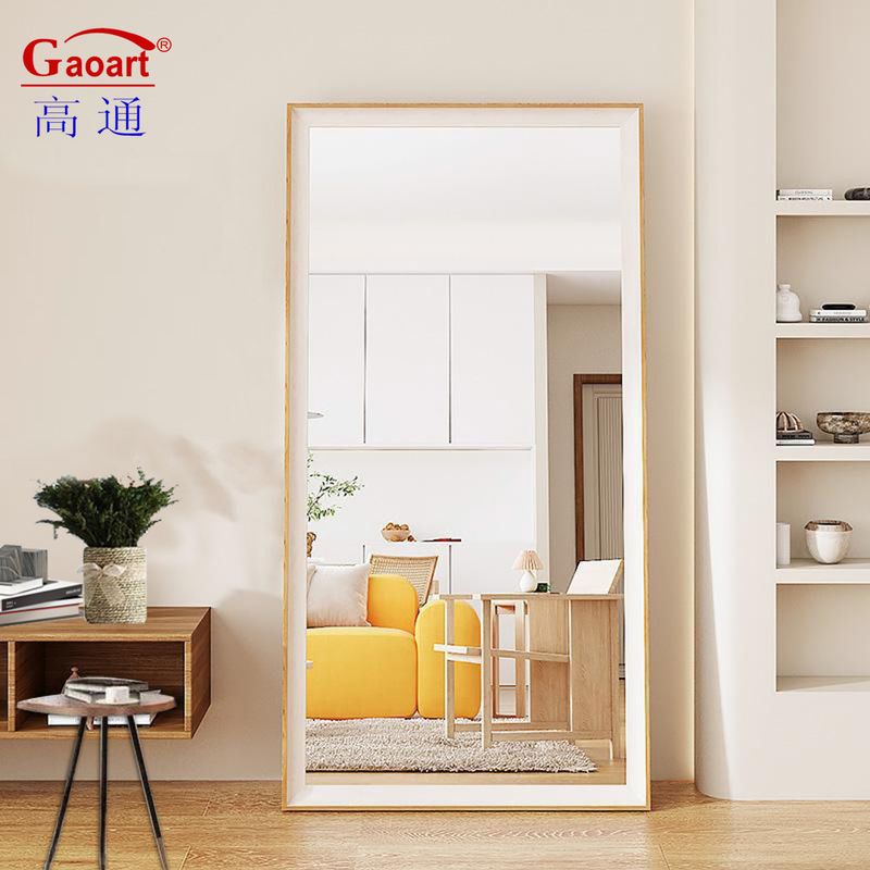 Soggiorno Cornice di plastica Pavimento Specchio Popolare Disegno Vintage Decorazione del bagno Antico