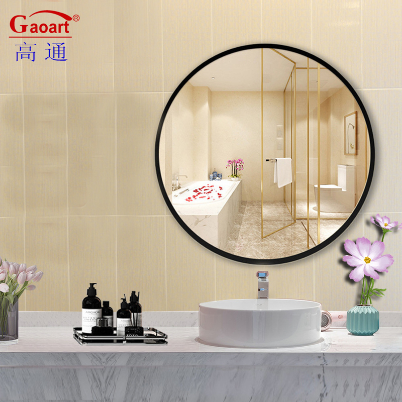 Moderno stile bagno vanità Decorativo Specchio d'argento per la casa Gym Decorazione murale