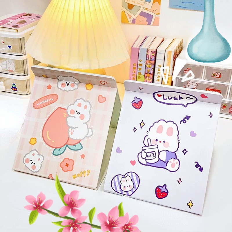 Extra LOGO Yes Cute Heart Shaped Foldable Makeup Mirror per viaggi e cosmetici