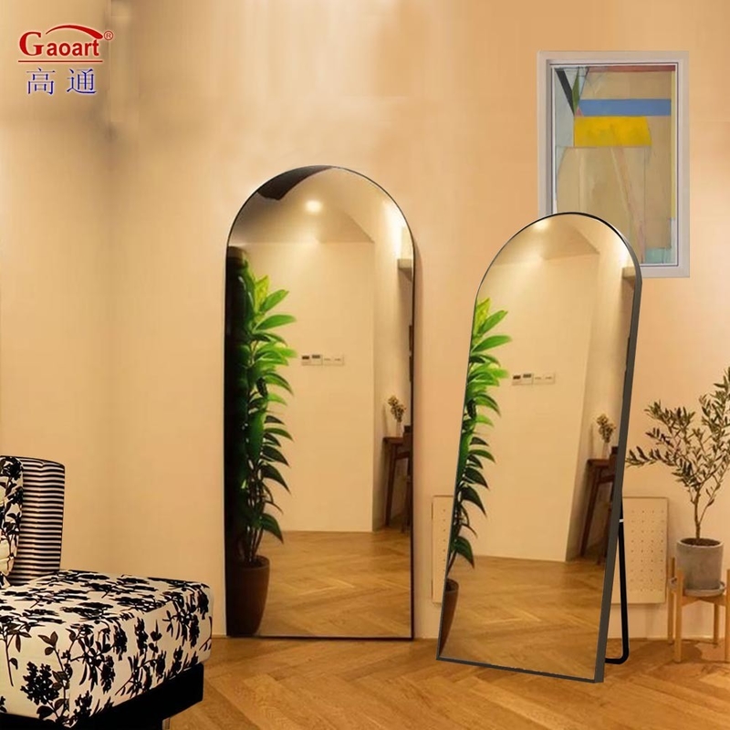 Buona vendita Moderno Elegante Alluminio Legato Cornice Specchio a Lunghezza Piena per la Decorazione Domestica