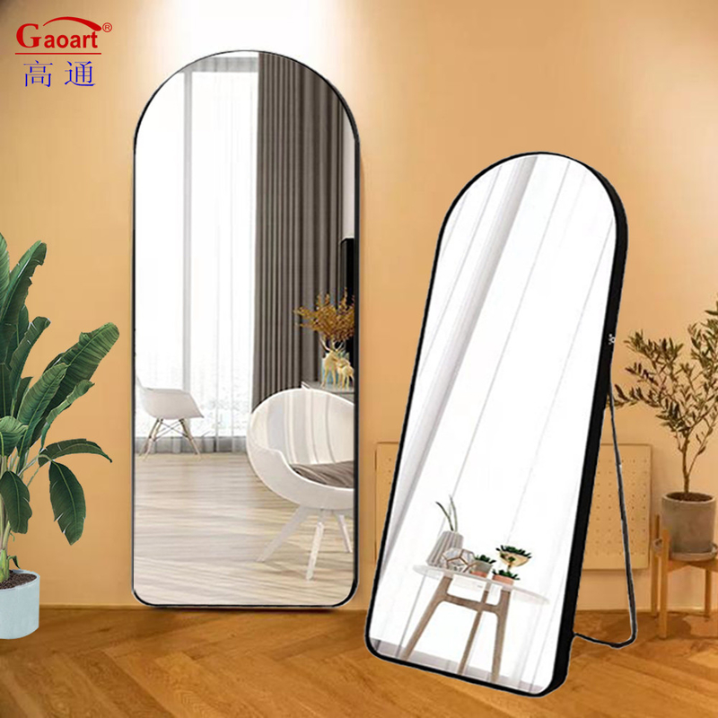 Grande specchio adesivo per salone e bagno Parete Barbiere Bagno Stand Abito Casa Decorazione