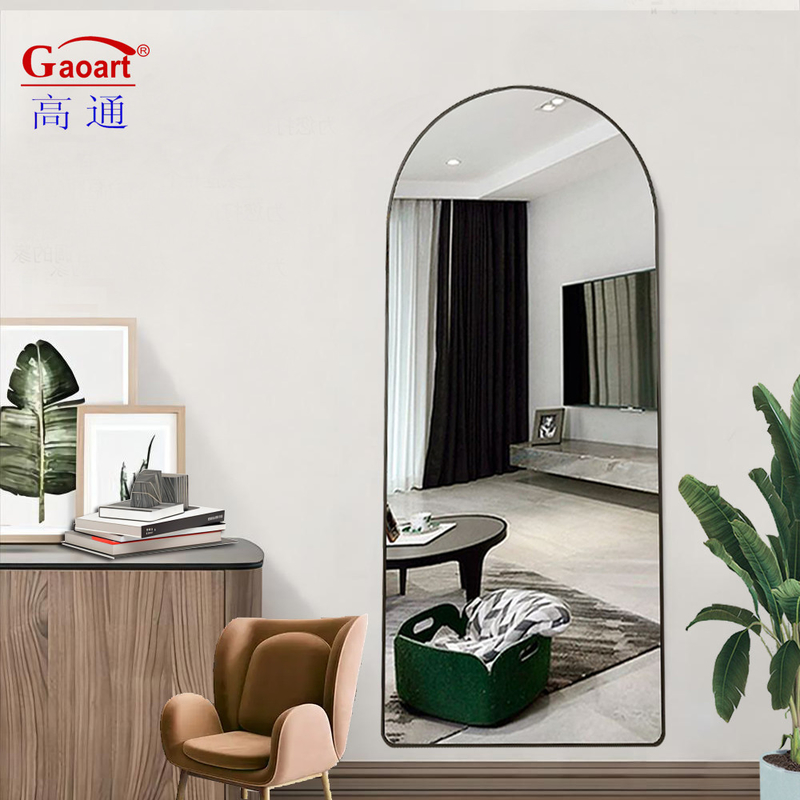 Moderno Decorazione bagno elegante Metallo salone di parrucchiere Specchi di vetro lusso Specchio grande luce