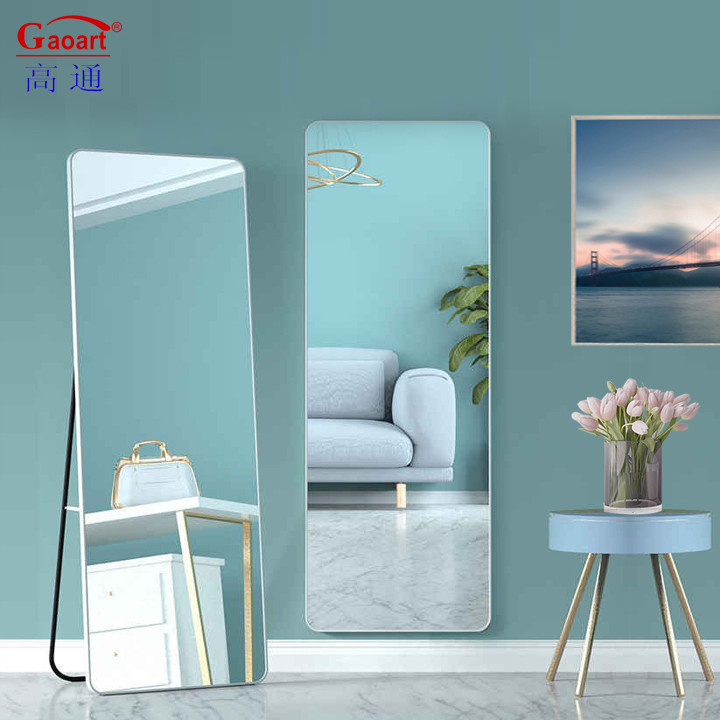 Luxury Hotel House Infinity Home Decor Contemporaneo Armadio d'argento per specchio del bagno