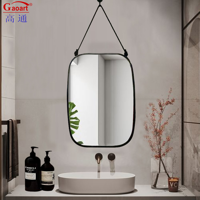 Antico Vintage Specchio di vetro in telaio di plastica per Decorazione del bagno di moda