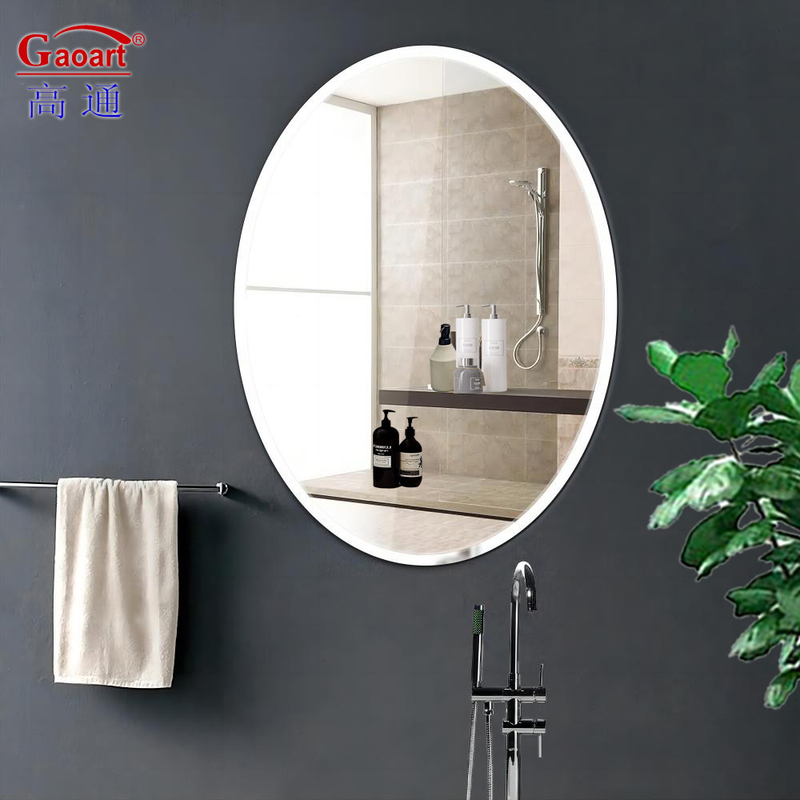 3mm 4mm 5mm 6mm Specchio di trucco senza bordo / Riflettore murale senza cornice con stile di design impermeabile